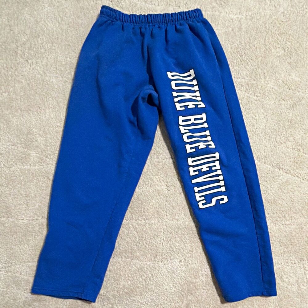 Vintage Gildan Blend Ultra Duke Blue Devils Blue Sweatpants Joggers Size L